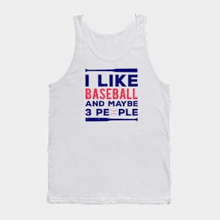 Funny Baseball Lover Tank Top